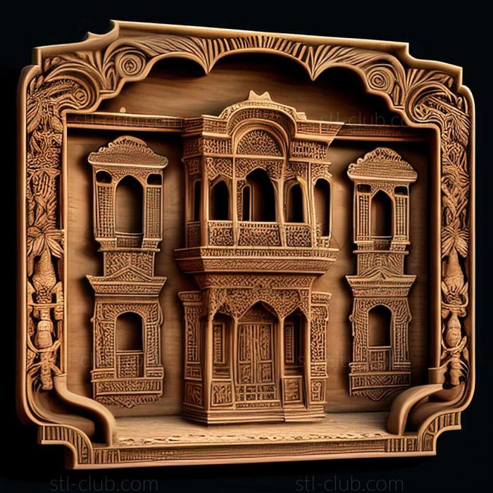 3D model Hasilpur in Pakistan (STL)